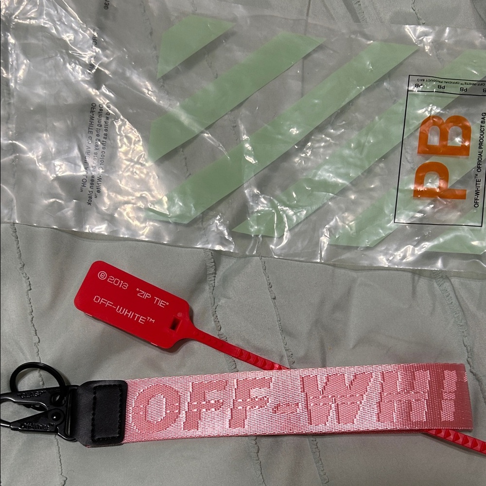 Off-White Bold Red Cable Tie - Picture 2 of 3